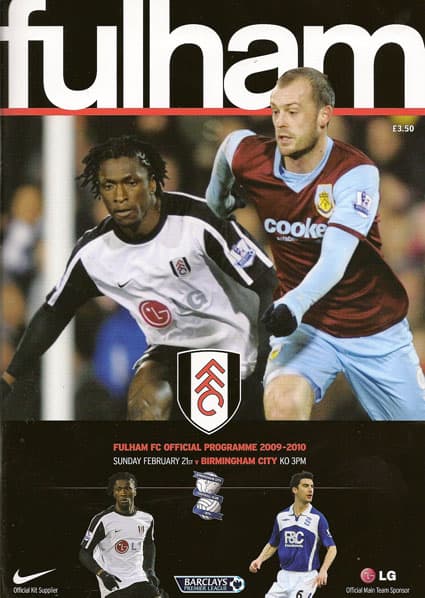 Fulham FC v Birmingham City FC